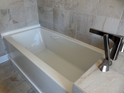 Custom bathtub installation