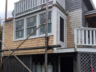 Enclosed porch
