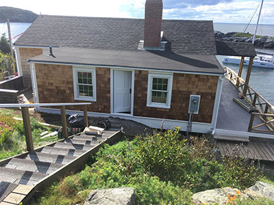 View of house including roof